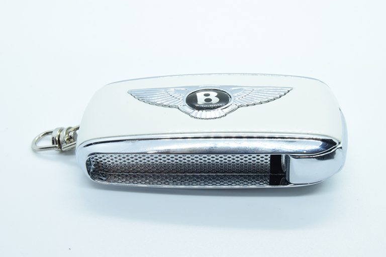 Glacier White Bentley Flip Key