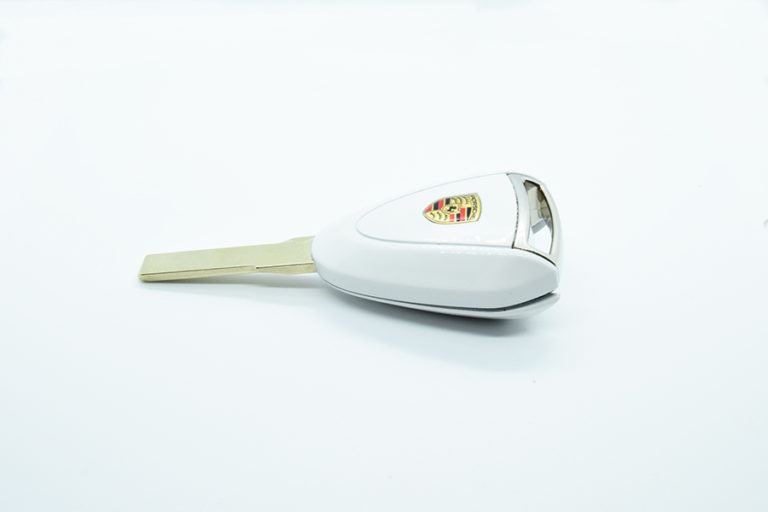 Carrara White Porsche Key