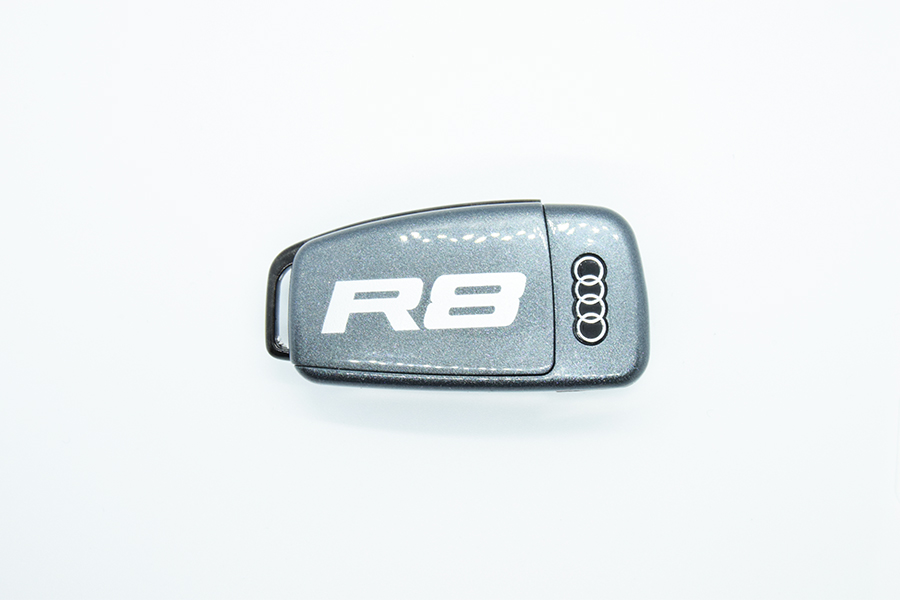 Audi r8 daytona grey Key with cf