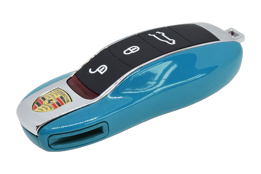Miami Blue Porsche Smart Key