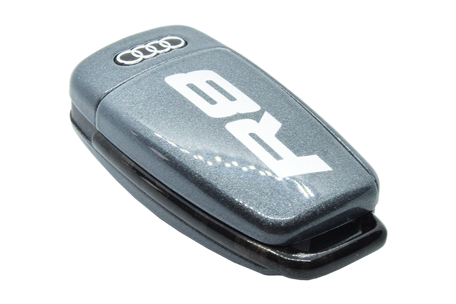 Audi r8 daytona grey Key with cf