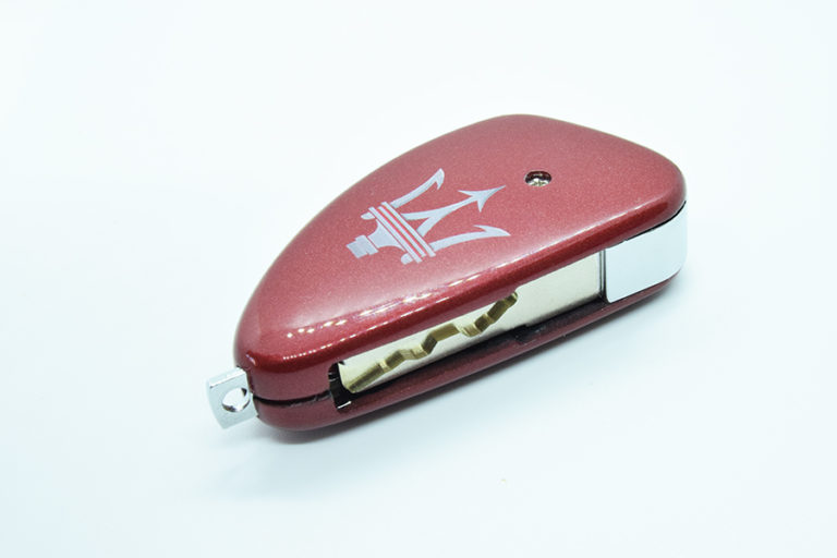 Rosso Trianfale Maserati Flip Key Upgrade