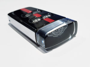 Gloss Black with Red Stripe Aston Martin Glass ECU Key