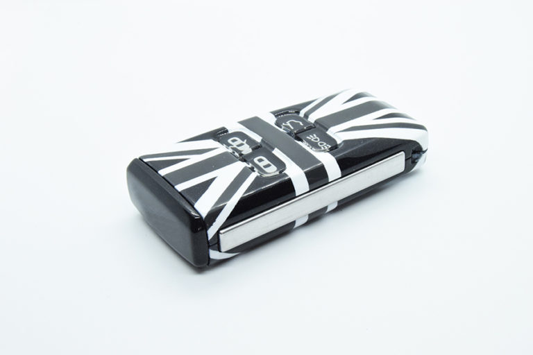 Aston Martin MonoChrome Union Flag Valet Key Upgrade