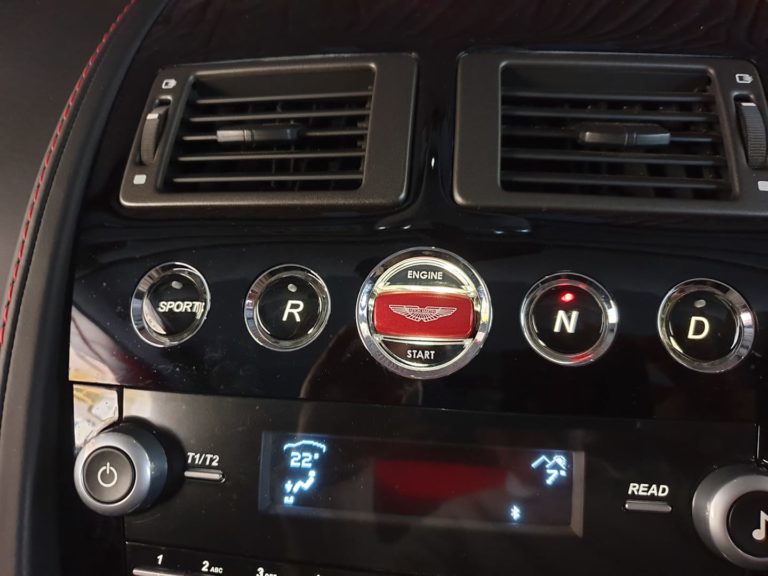 Volcano Red Aston Martin Valet ECU Key