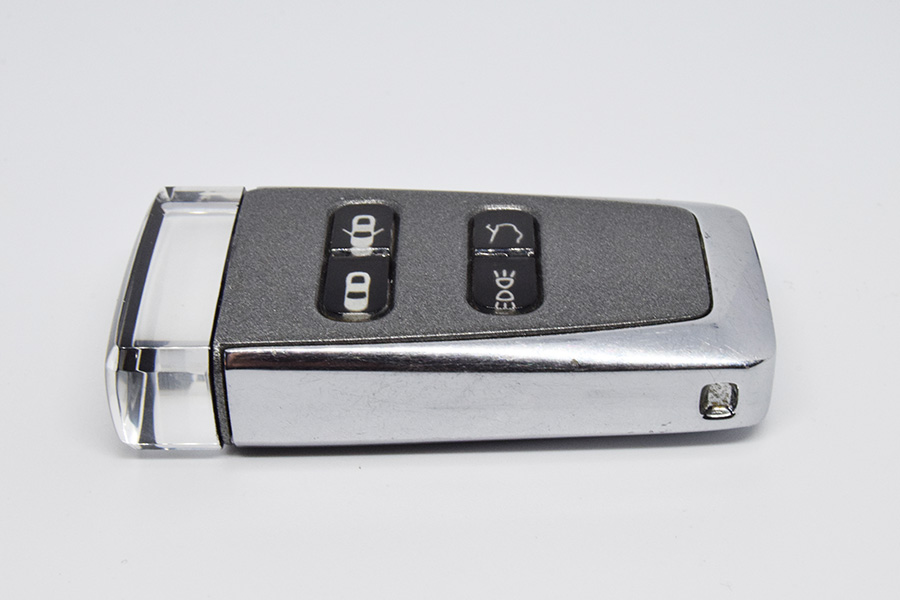 Tungsten Silver Aston Martin Glass ECU Key