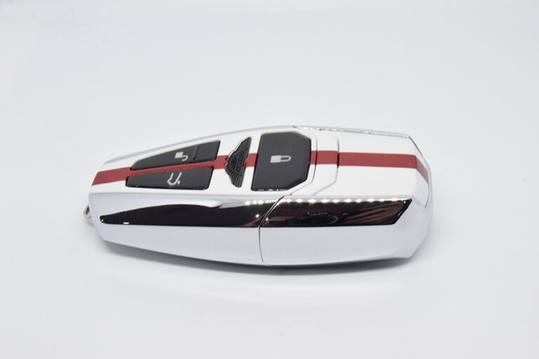 Lunar White & Red Aston Martin Valet Key Upgrade