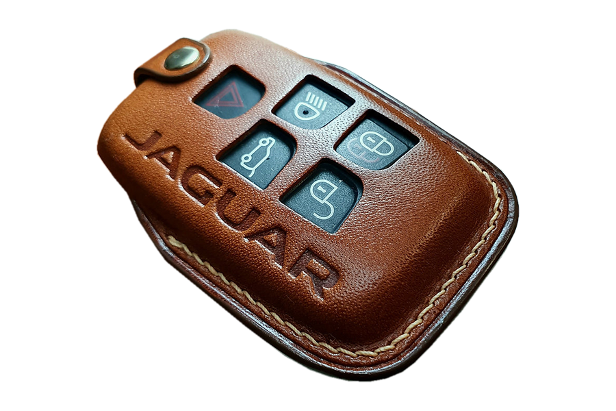 Brown Jaguar Gen 2 Fob Pouch