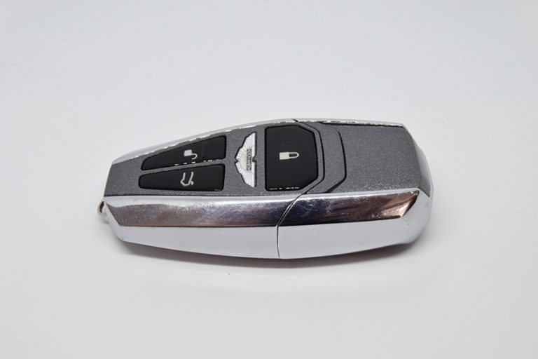 Tungsten Silver Aston Martin Jewellery Key