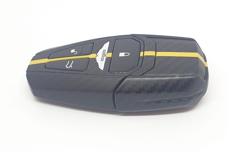 Matt CF with Yellow Stripe Next Gen Valet Fob