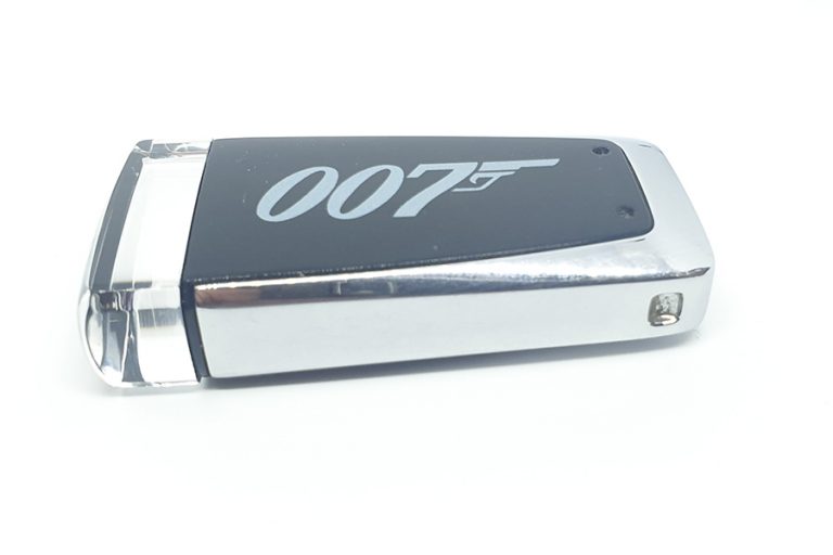 Carbon Black 007 Aston Martin Glass ECU Key