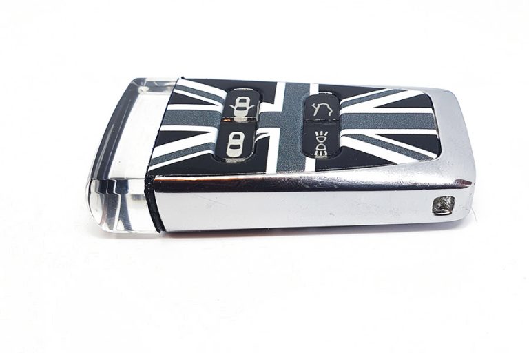 Monochrome Union Flag Glass ECU Key Sept 22