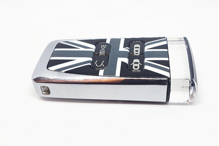 Monochrome Union Flag Glass ECU Key Sept 22