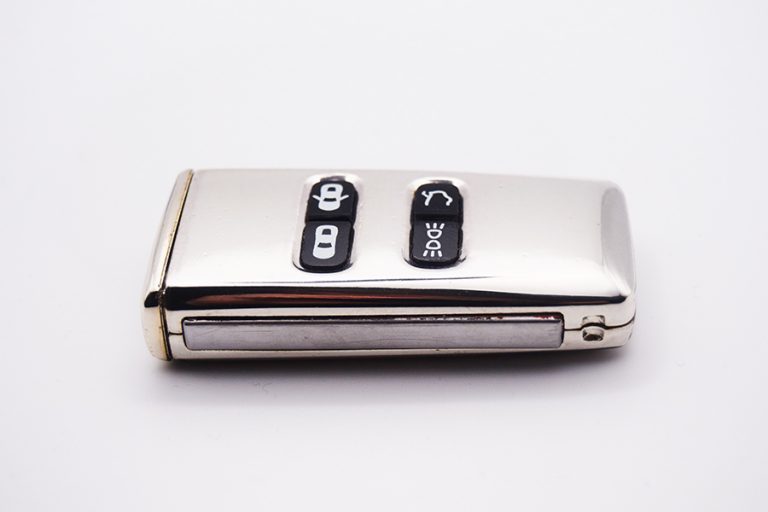Chrome Aston Martin Valet ECU Key with Button Upgrade