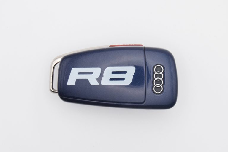 Estoril Blue Audi R8 Flip Key