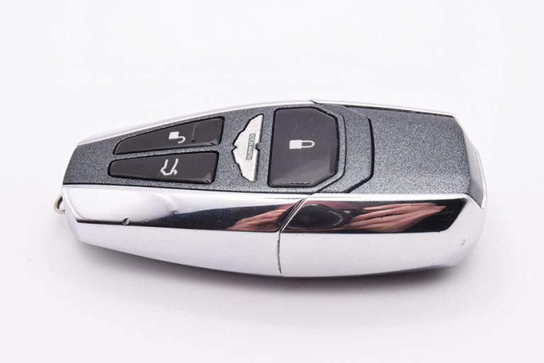 Satin Xenon Grey Aston Martin DBS Superleggera Jewellery Key
