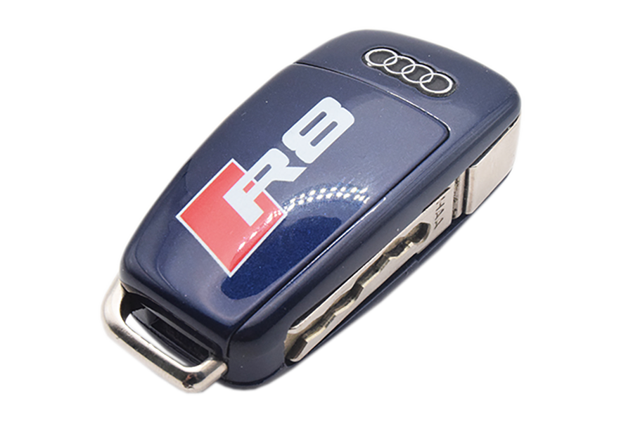 Estoril Blue Audi R8 Gen 1.5 Flip Key