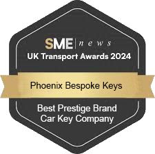 Phoenix Bespoke Keys are the SME News UK Transport Award Winners 2024 for Best Prestige Brand Car Key Company