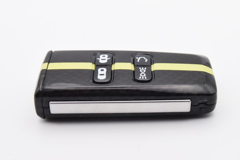 Carbon Fibre Effect & Lime Essence Aston Martin Vantage Valet ECU Key