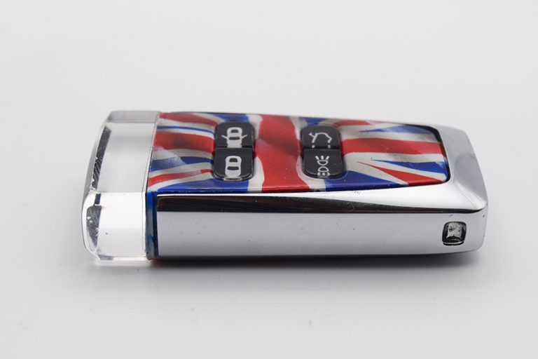 Union Flag Aston Martin Glass ECU Key