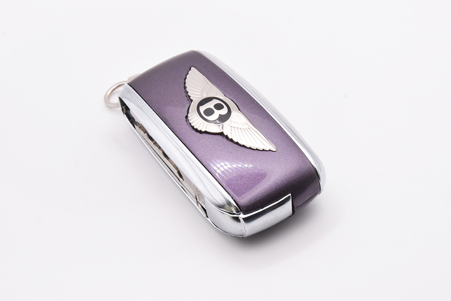 Grey Violet Bentley Continental Flip Key Phoenix Bespoke Keys Grey Violet Bentley Continental Flip Key Phoenix Bespoke Keys