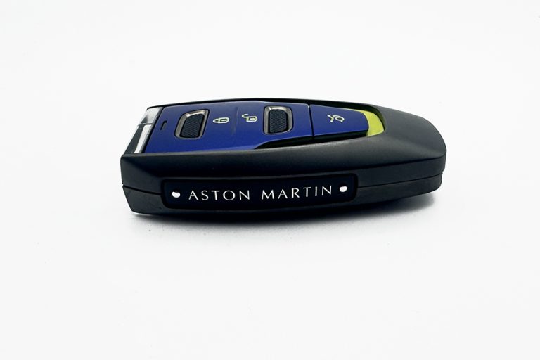 Ion Blue with Lime Essence Aston Martin Designer Key